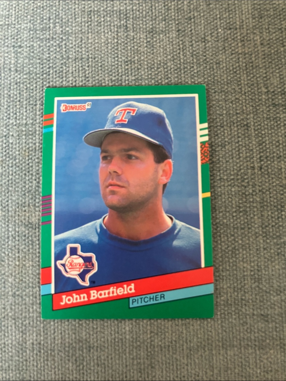 1991 Donruss Texas Rangers Baseball Card Trading Card